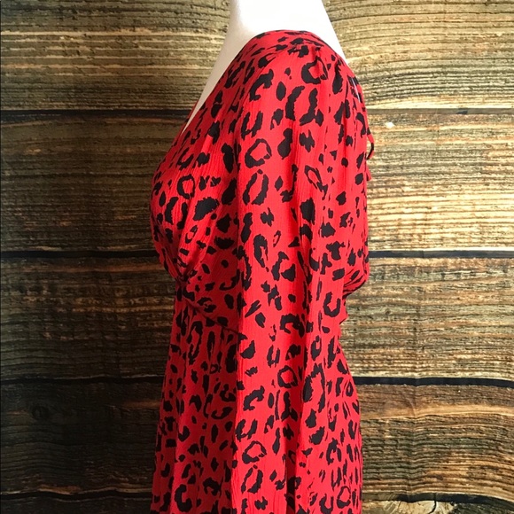 Red Hot Leopard Dress - Picture 3 of 6